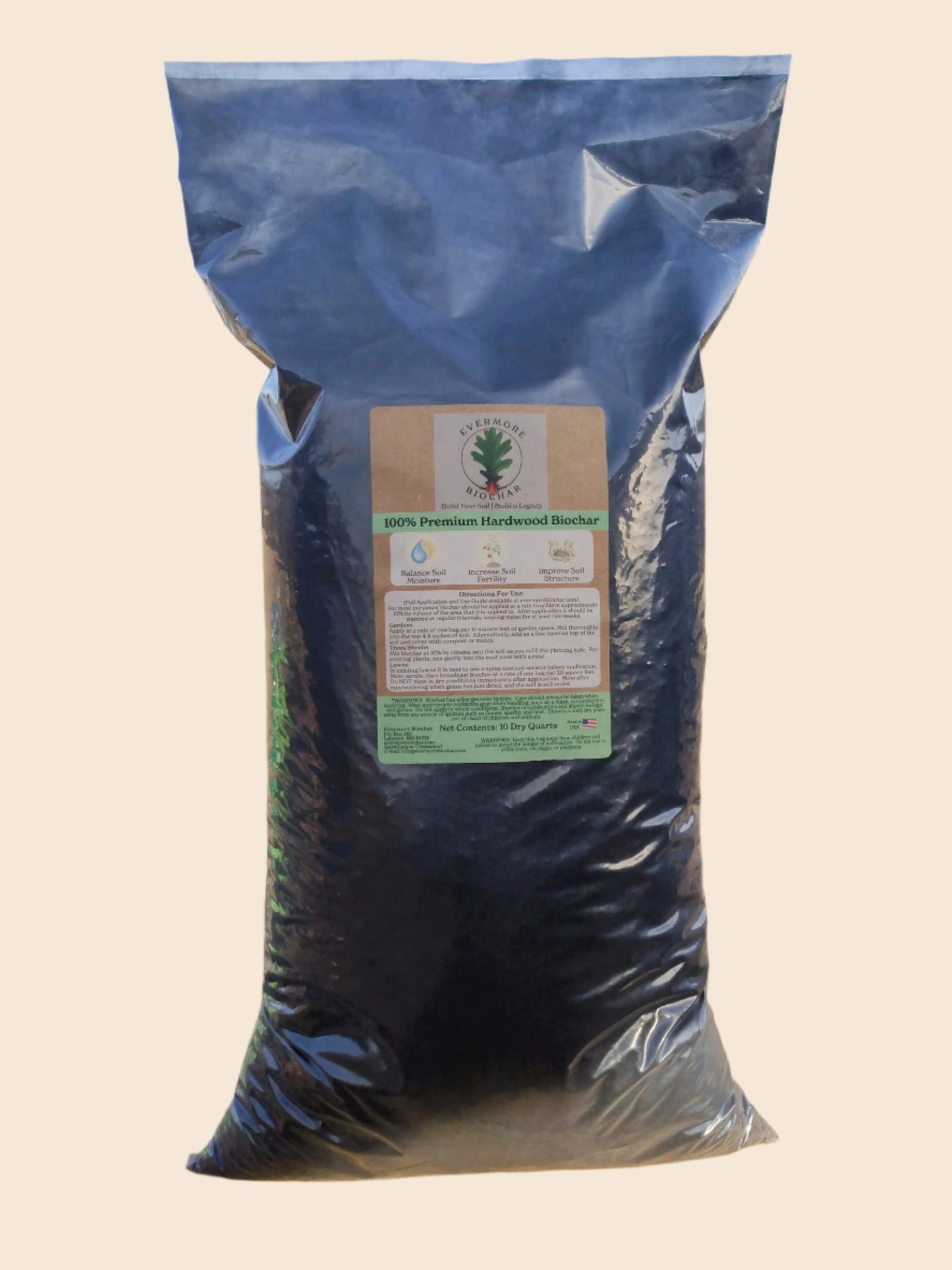 100% Premium Hardwood Biochar