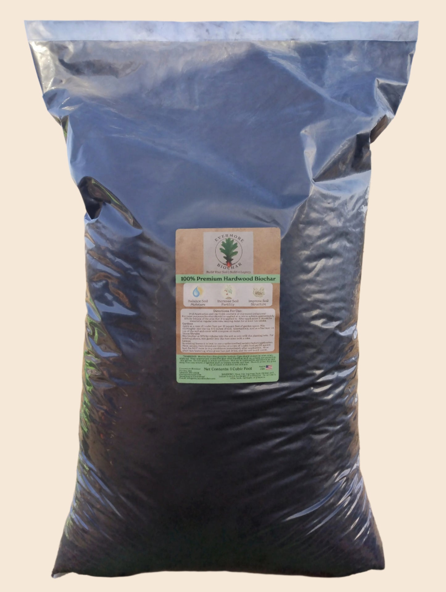 100% Premium Hardwood Biochar