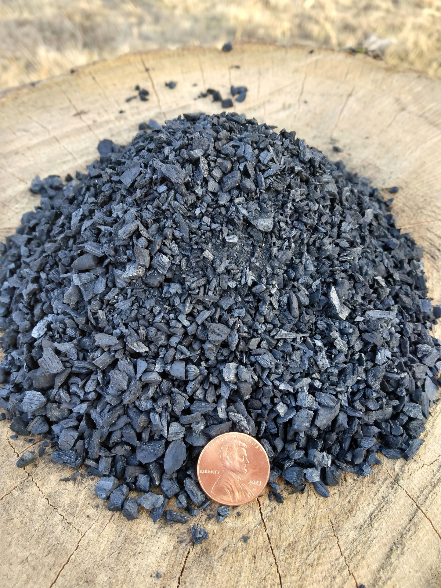 100% Premium Hardwood Biochar